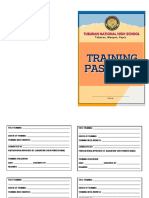 Training Passbook