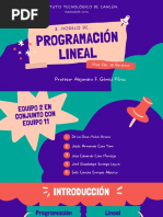 Modelo de Programación Lineal