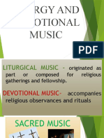 Liturgy and Devotional Music Lowlands