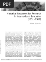 Historical Resources For Research in International Education (1851-1950)