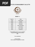 IMC Assignment - Group 4