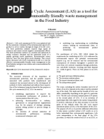 ISO14040 Life Cycle Assessment LASasatoolforeffectiveenvironmentallyfriendlywastemanagementinthe Food Industry