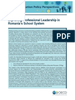 2 - Improving Professional Leadership in Romanias School System - With - Infographic