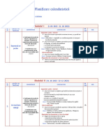 Joc Si Miscare Cls. III - Calendaristică 2022