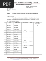 1474 Nomination of Students For N