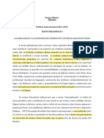 A Globalização Uma Visão - PI 21-22 2 Semestre