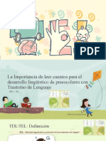 PBL-La Importancia de Leer Cuentos para El Desarrollo Lingüístico de Preescolares Con Trastorno de Lenguaje