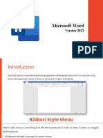 Microsoft Word Basics