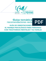 Guia de Orientaciones para El Manejo Psicologico para Personas Con Trastornos Mentales y Su Familia 5f060def87403