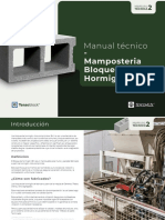 Manual Técnico - Mampostería Con Bloques de Hormigón