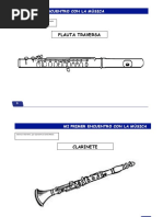 Instrumentos Musicales para Colorear