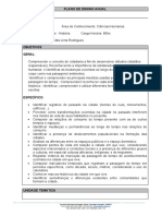 Plano Anual de História 3º Ano