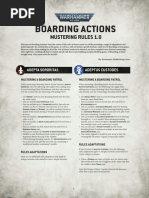 Boarding Actions: Mustering Rules 1.0