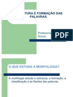 ESTRUTURA E FORMAÇÃO DAS PALAVRAS - Apresentação