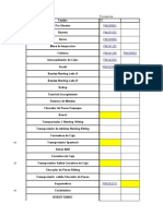 Matriz de Planes de Mantenimiento