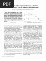 A Method To Build A Representation Using A Classifier and Its Use in A K Nearest Neighbors-Based Deployment