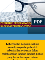 Prosedur Pengembangan Evaluasi