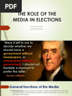 Role of The Media