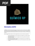 Normativa SAPD Quimico RP