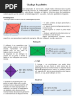 Classificação Dos Quadriláteros