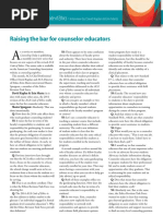 Raising The Bar For Counselor Educators-Ethics-2014