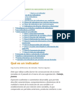 Documento de Indicadores de Gestión