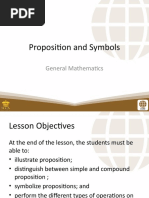 11 Proposition and Symbols