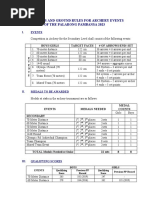 ARCHERY Technical Guidelines