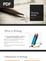 Lecture 7 Writing Skills