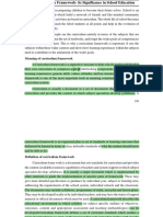 Concept of Curriculum (Difference Between Curriculum Framework, Curriculum, Syllabus and Textbook)