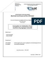 Etude Et Conception D'une Machine de Grugeage Manuelle PDF