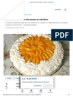 Receta de Torta de Duraznos en Almíbar - LA NACION