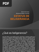 Estatus de Beligerancia