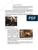 Causas y Consecuencias de La Revolución Francesa