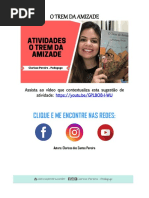 0031 - LIVE - Atividades Com o LIVRO O Trem Da Amizade