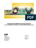 AUTODYN Parallel Processing v15