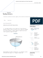 Soluciones de Cálculo - Aplicación Ley de Torricelli - Tanque Esférico