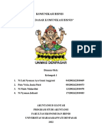 Kelompok 1 - Dasar-Dasar Komunikasi Bisnis