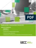 Semana N°3 Formulacion y Evaluacion de Proyecto