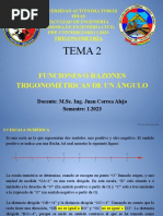 Tema 2, Funciones o Razones Trigonometricas de Un Ángulo