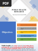 Public Health Research