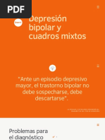 Depresión Bipolar y Cuadros Mixtos