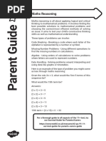 11+ Maths Reasoning Assessment Complete The Calculation