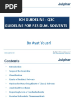 Residual Solvents