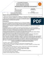 BQII-PR 1-Bioseguridad en El Laboratorio de Bioquímica - G5