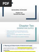 Chapter 2 - Demand and Supply