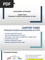 Chapter 3 - Production Function