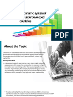 Comparison of Economic System of Developed and Underdeveloped PDF