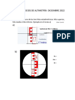 Serie de Ejercicios de Altimetría - Diciembre 2022