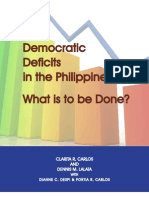 Democratic Deficits in The Phils - What Is To Be Done